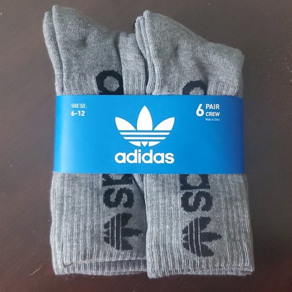 adidas Other - adidas Crew Socks (6 pair)